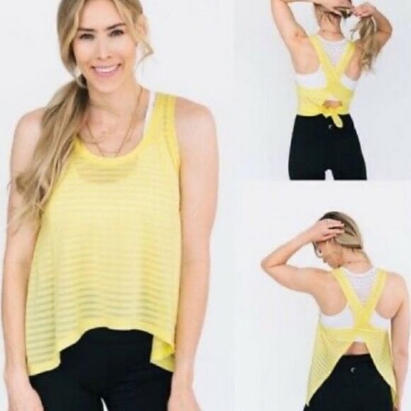 Zyia Yellow Lemon Nimbus Tank Top XXL - Picture 1 of 6
